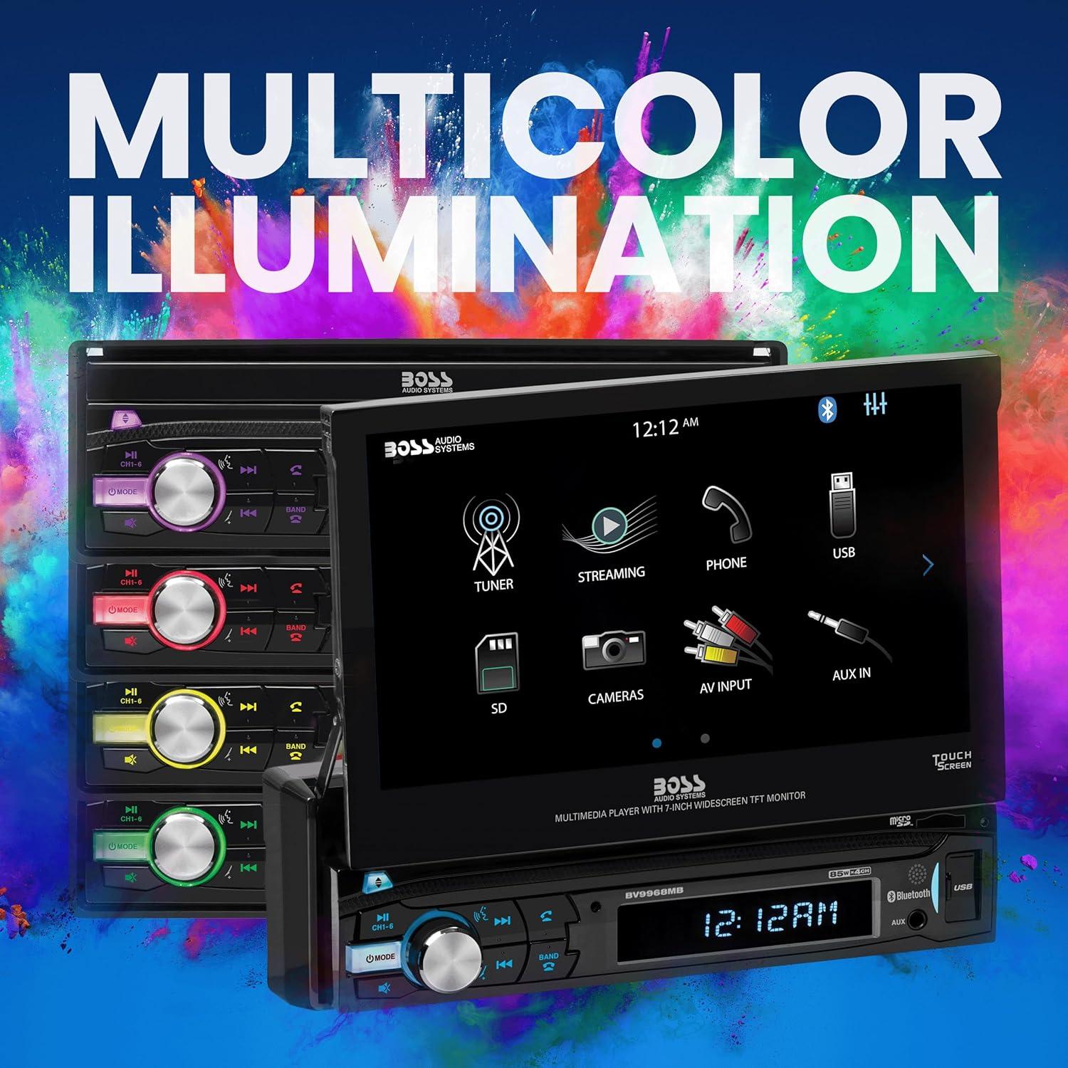 Estéreo de Coche BOSS BV9968MB - Pantalla Táctil 17.78 cm, Bluetooth