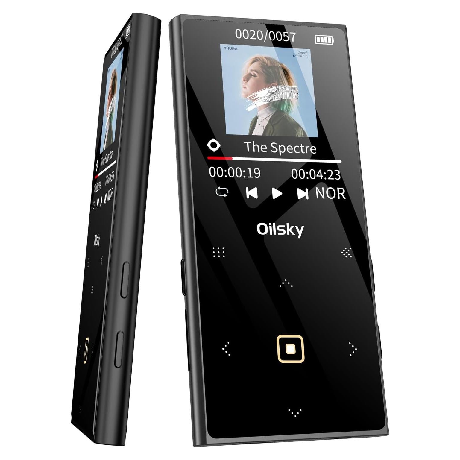 Reproductor MP3 Oilsky D22 64GB Bluetooth 5.0 HiFi Radio FM