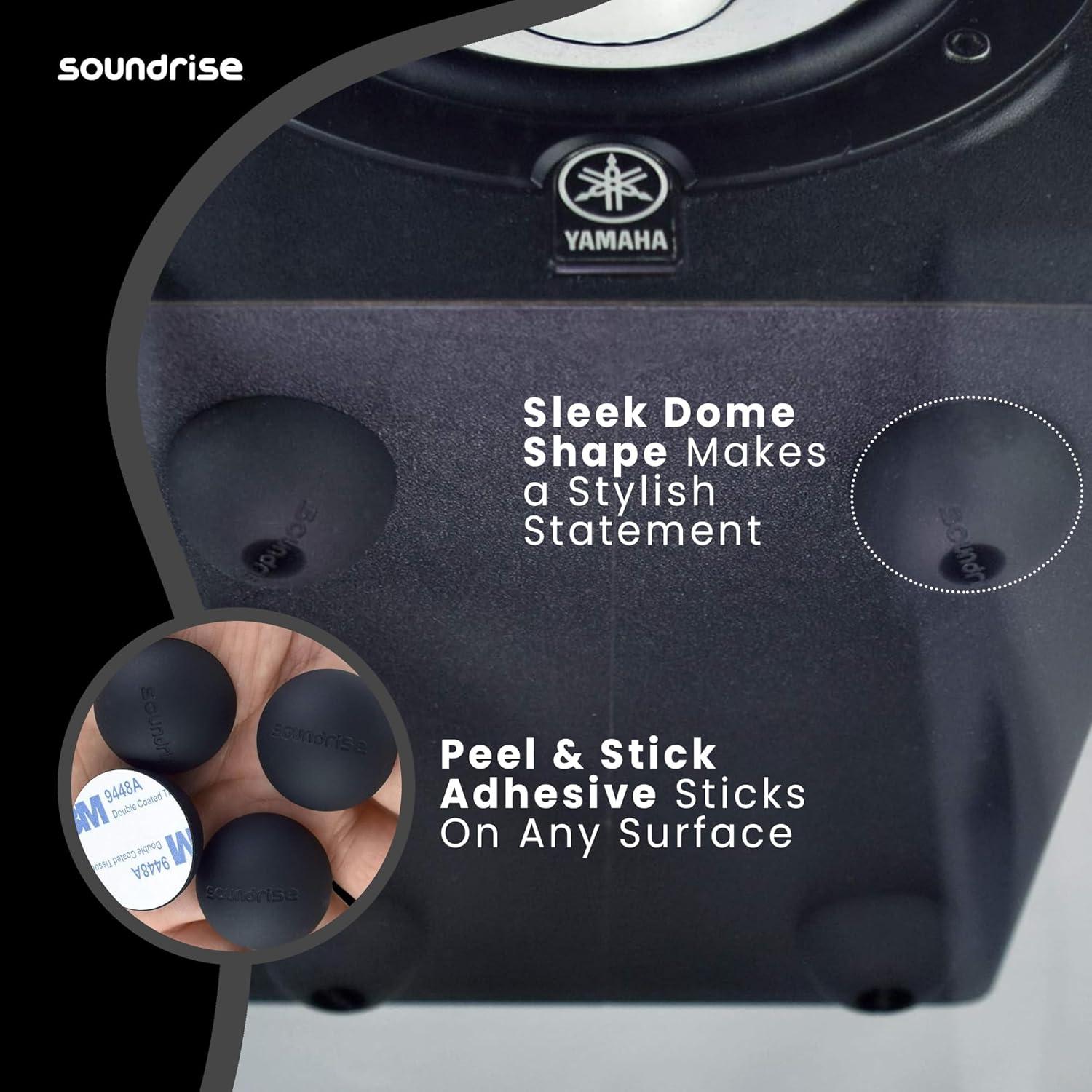 Almohadillas de Aislamiento Soundrise - 4 Piezas de Silicona Antivibración