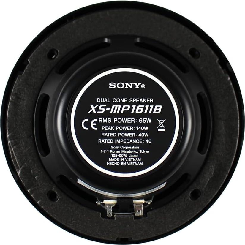 Altavoces Marinos Doble Cono Sony XS-MP1611 6.5" 140W