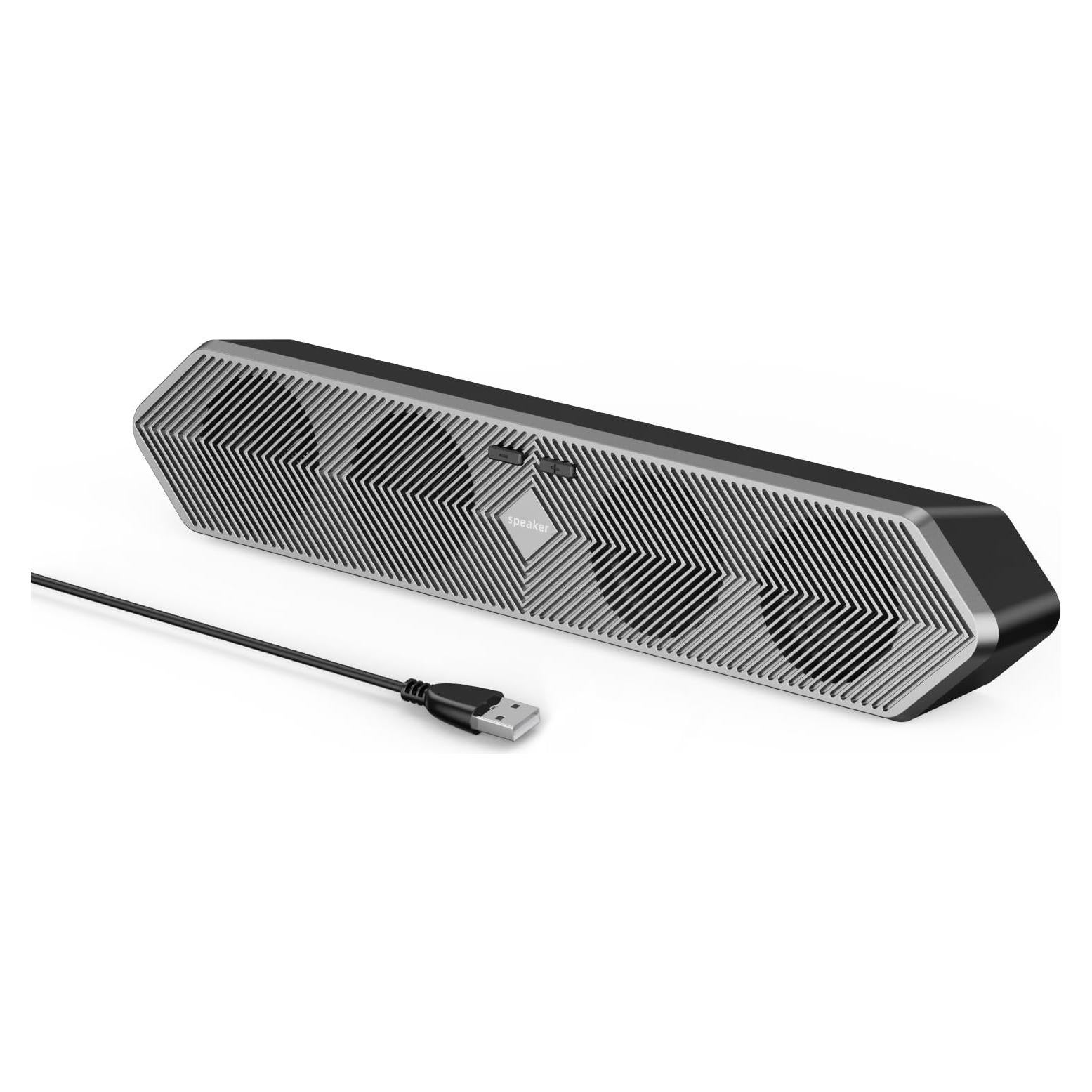 Altavoces de computadora HPSWUW E-3033 USB y Bluetooth 5W