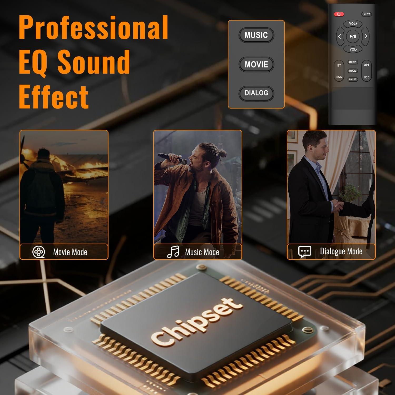 Altavoces de Estantería Bluetooth BESTISAN SR04-01 80W