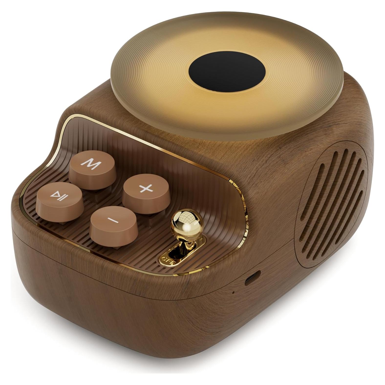 Altavoz Bluetooth Portátil RichBird K12 Vintage 10W Madera