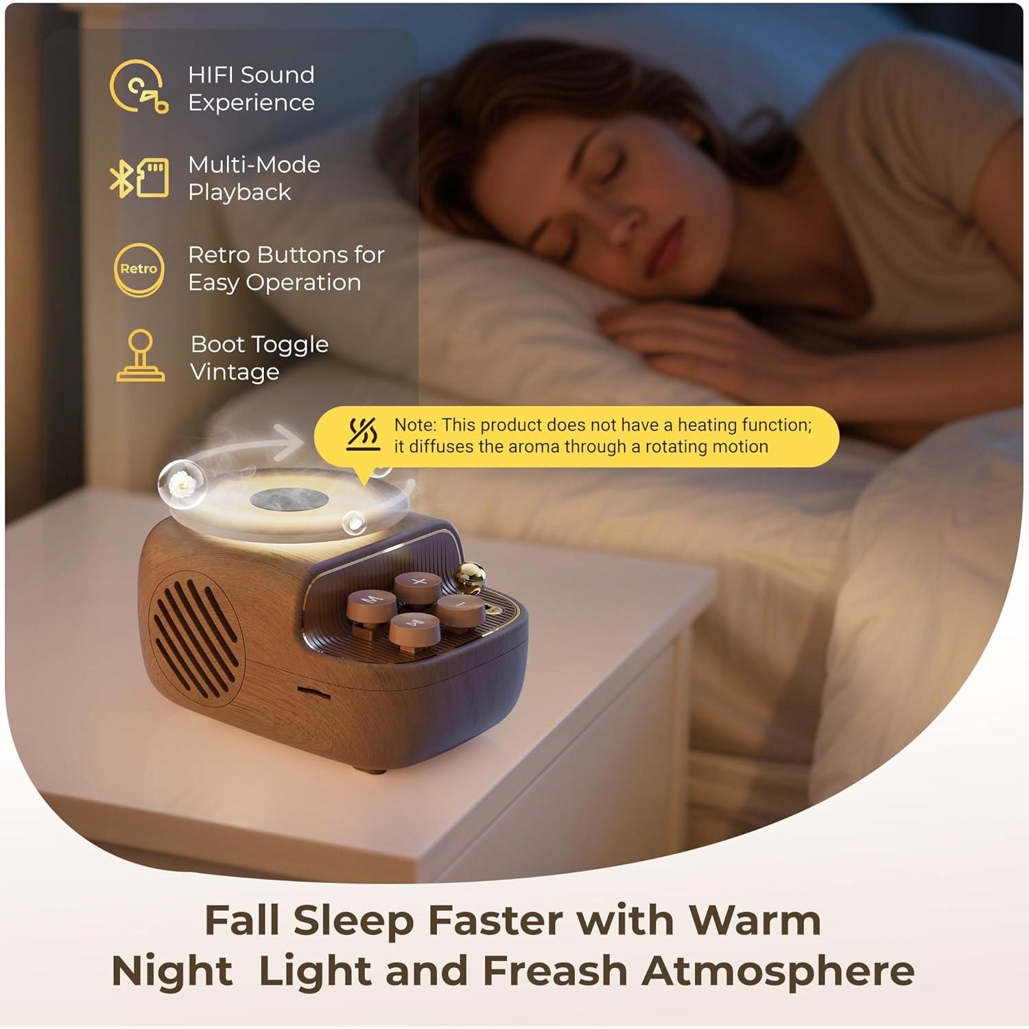 Altavoz Bluetooth Portátil RichBird K12 Vintage 10W Madera