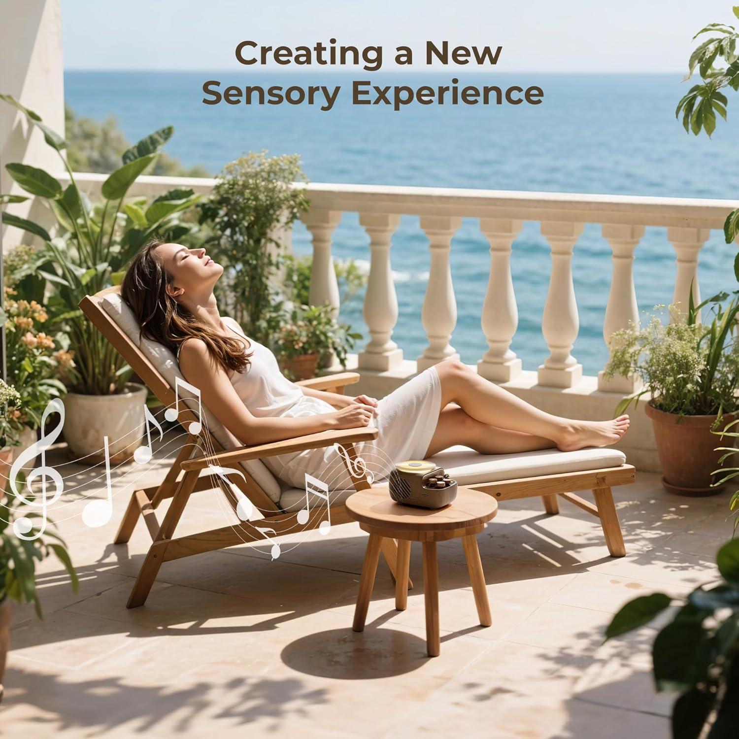 Altavoz Bluetooth Portátil RichBird K12 Vintage 10W Madera