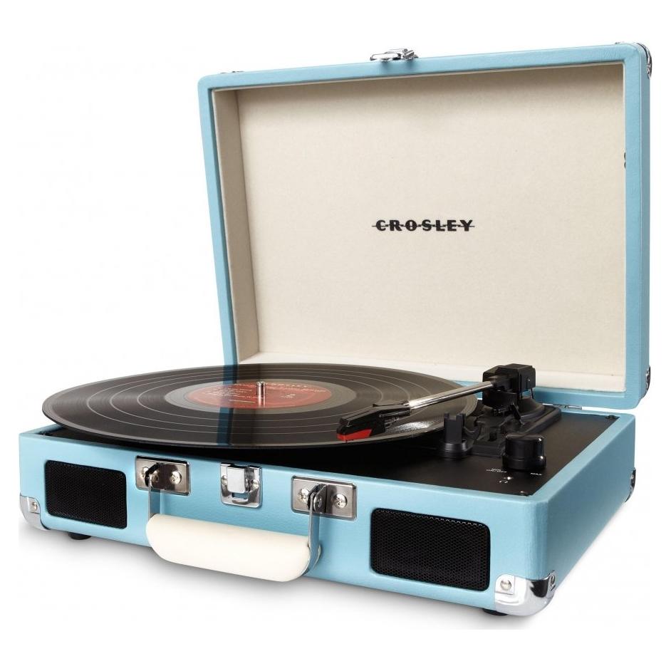 Tocadiscos portátil Crosley Cruiser Deluxe Bluetooth 3 velocidades