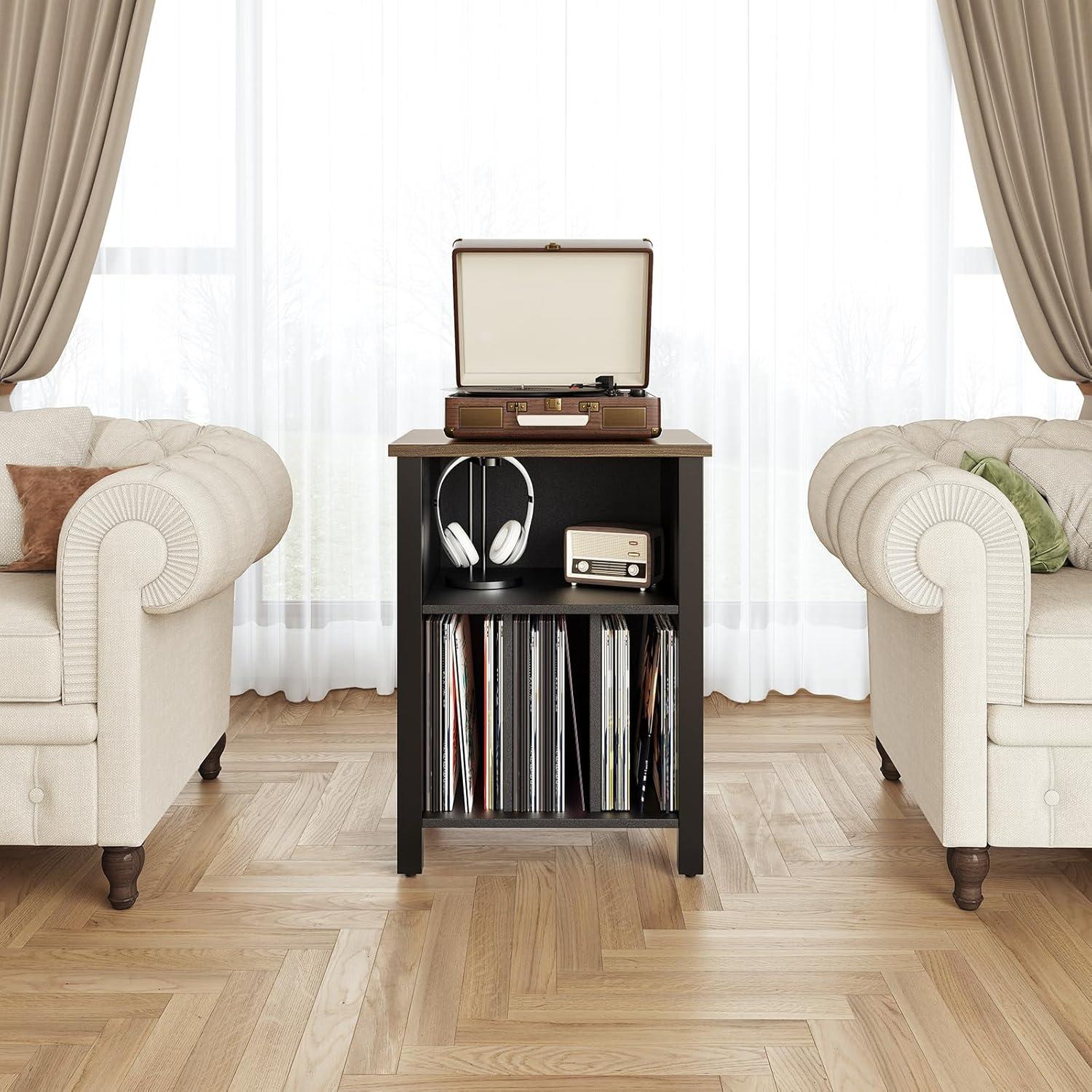 Soporte para Tocadiscos LIDYUK SCPJBK002 Madera Negro