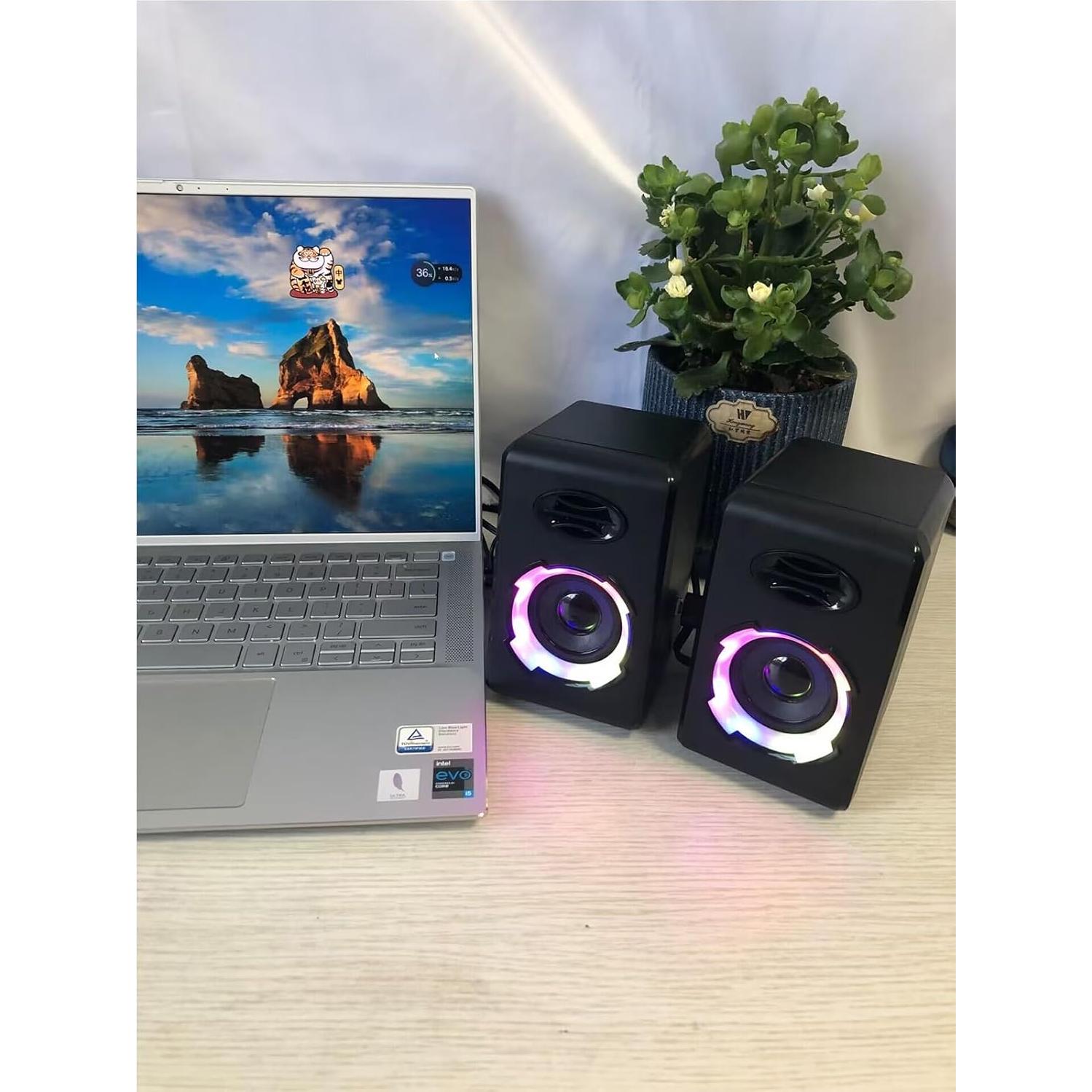 Altavoces OROW S205 RGB para PC con Bluetooth y AUX 3.5mm