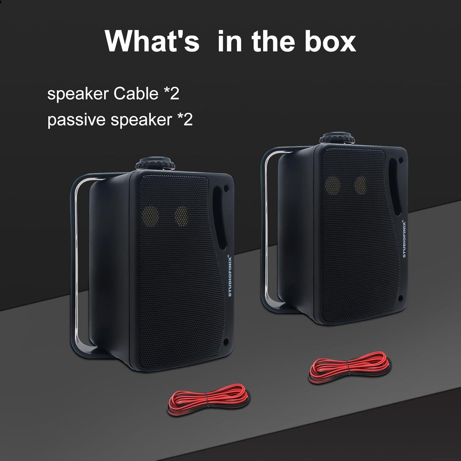 Altavoces Pasivos STUDIOFINIX 3.5" Impermeables 200W