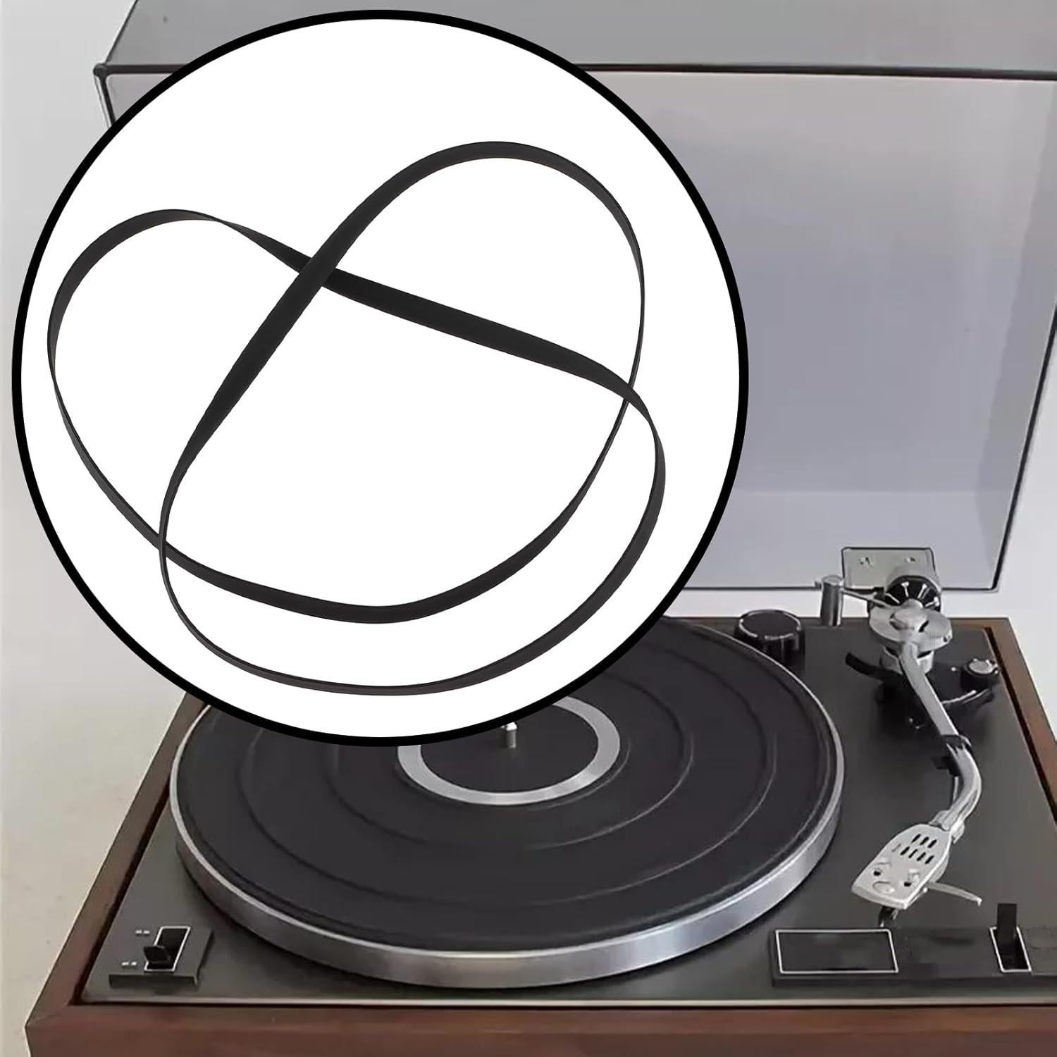 Correa de Transmisión Plana Briny River 600x5mm para Tocadiscos Pioneer