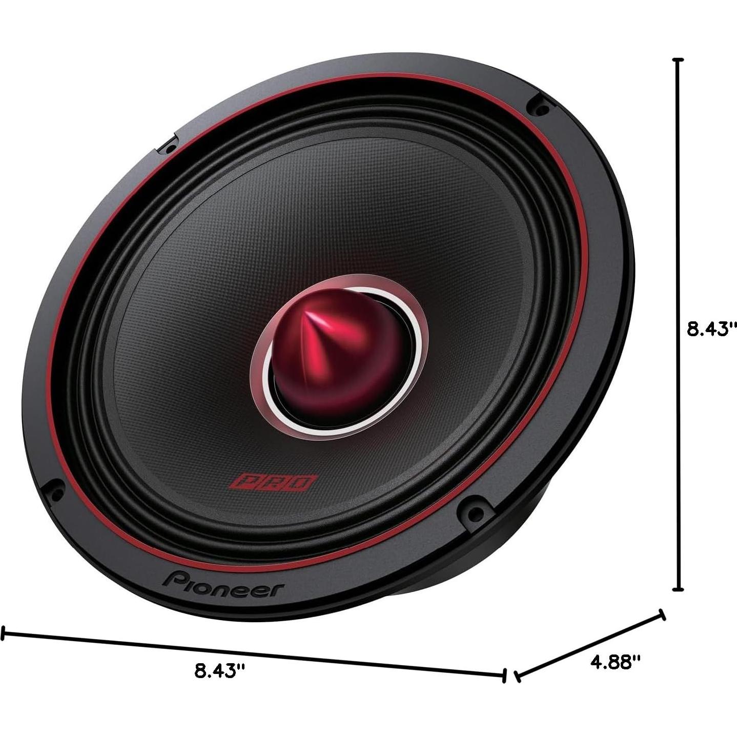Altavoces Pioneer TS-M801PRO 8" 700W para Coche - Par