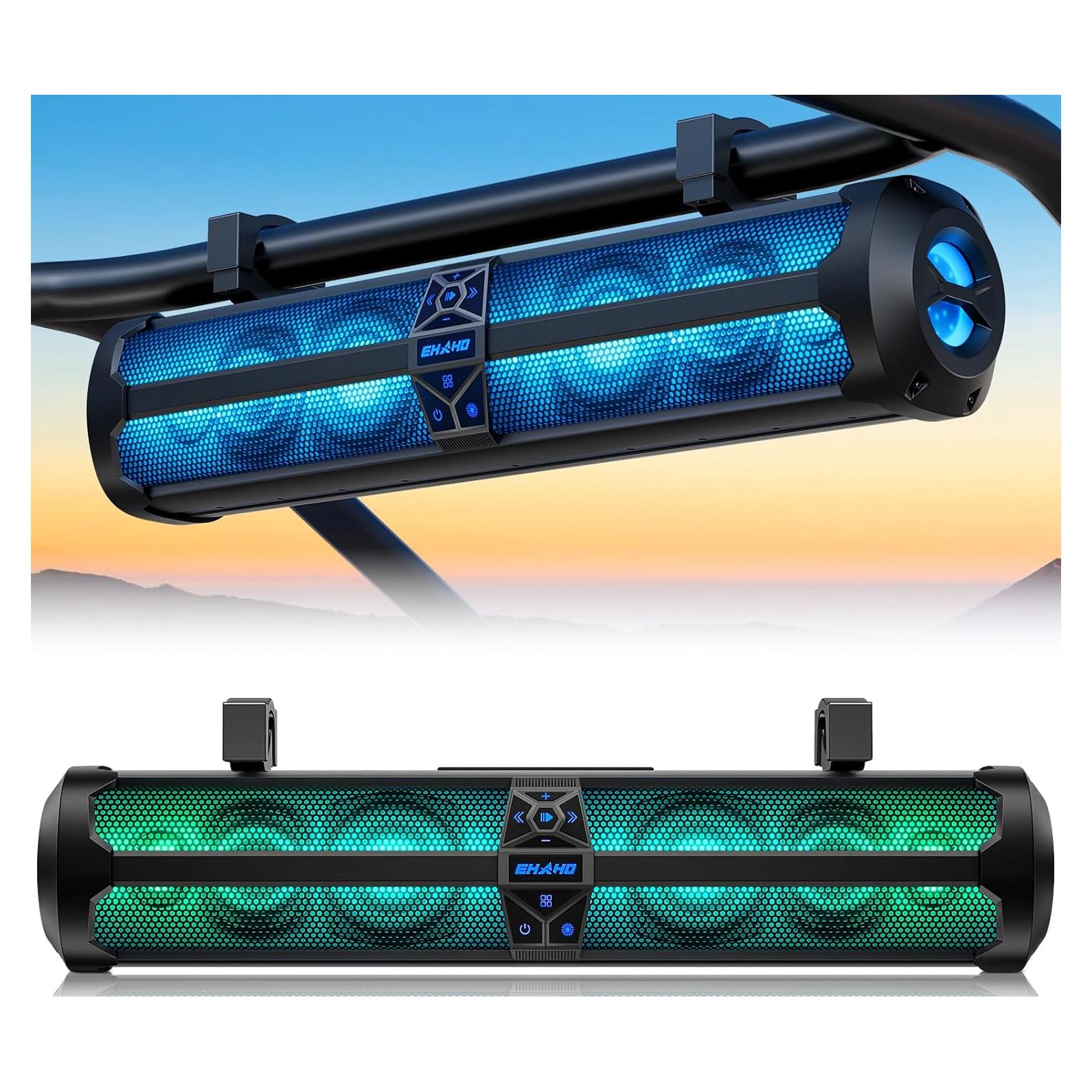 Barra de Sonido UTV Ehaho MT4321 500W Bluetooth IP66