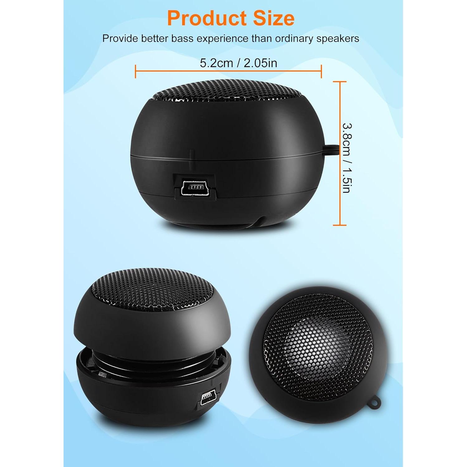 Altavoz Mini Portátil Fosa 35mm USB Batería 180mAh Viaje