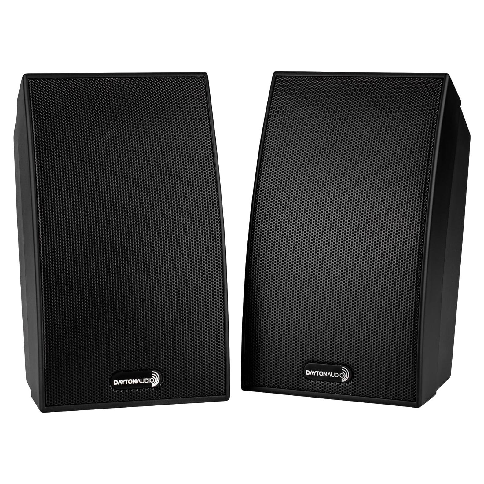 Altavoces satelitales Dayton Audio SAT-BK 2 vías 9.5 cm negro