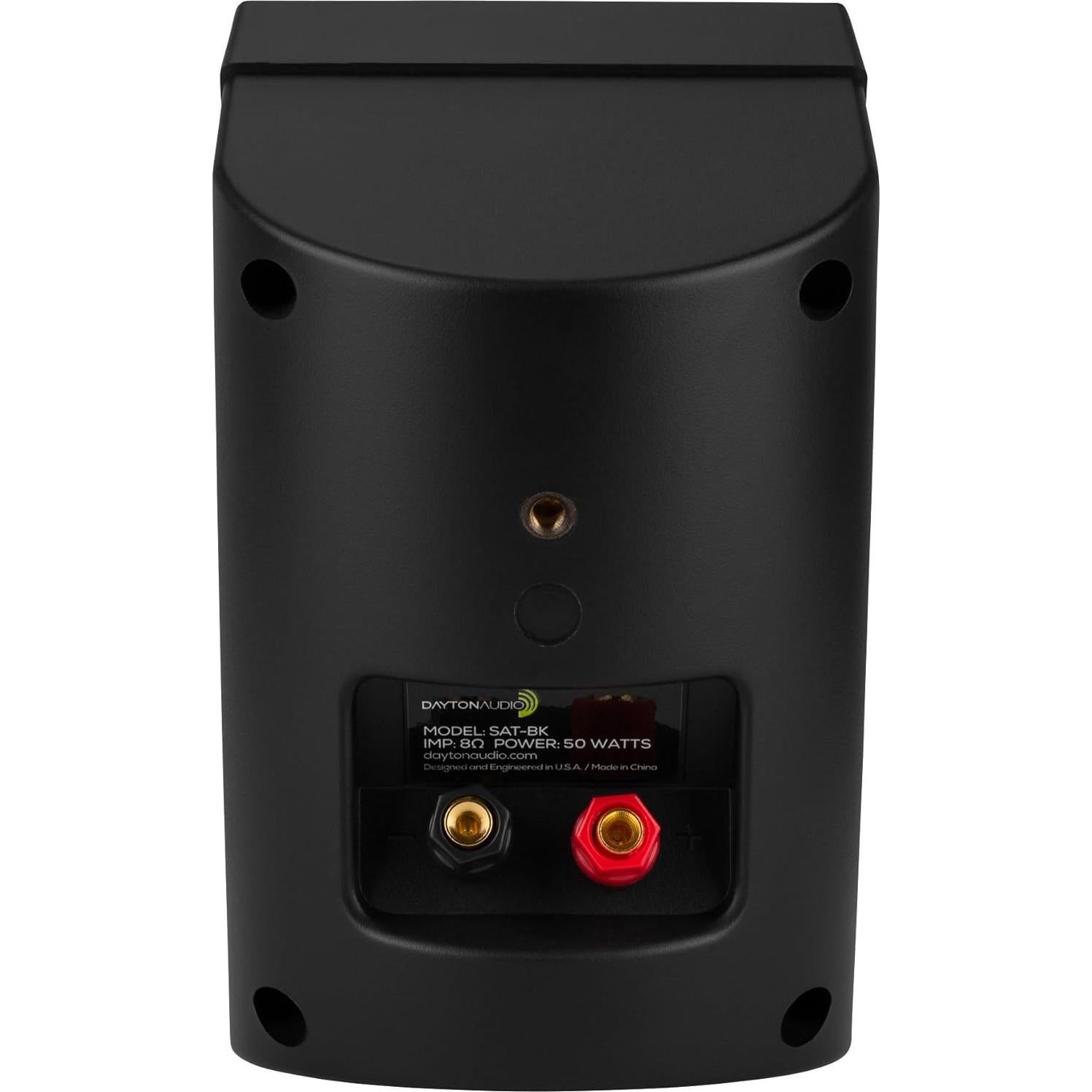 Altavoces satelitales Dayton Audio SAT-BK 2 vías 9.5 cm negro