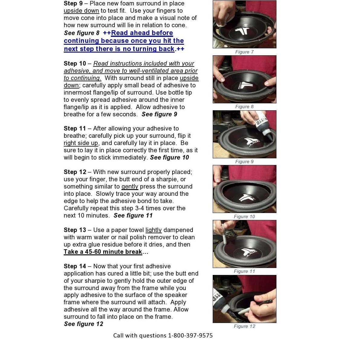 Kit de Reparación de Bisel de Espuma Springfield 12"