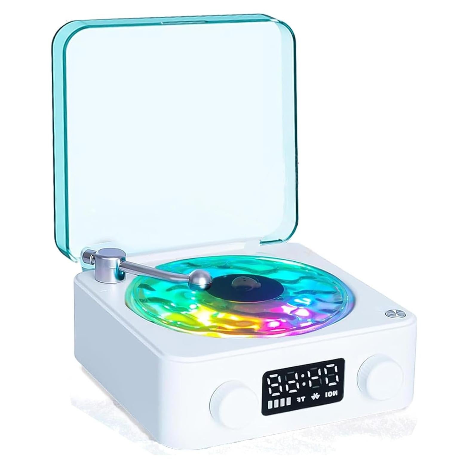 Altavoz Bluetooth Retro Waves con Luz Ambiental 360°