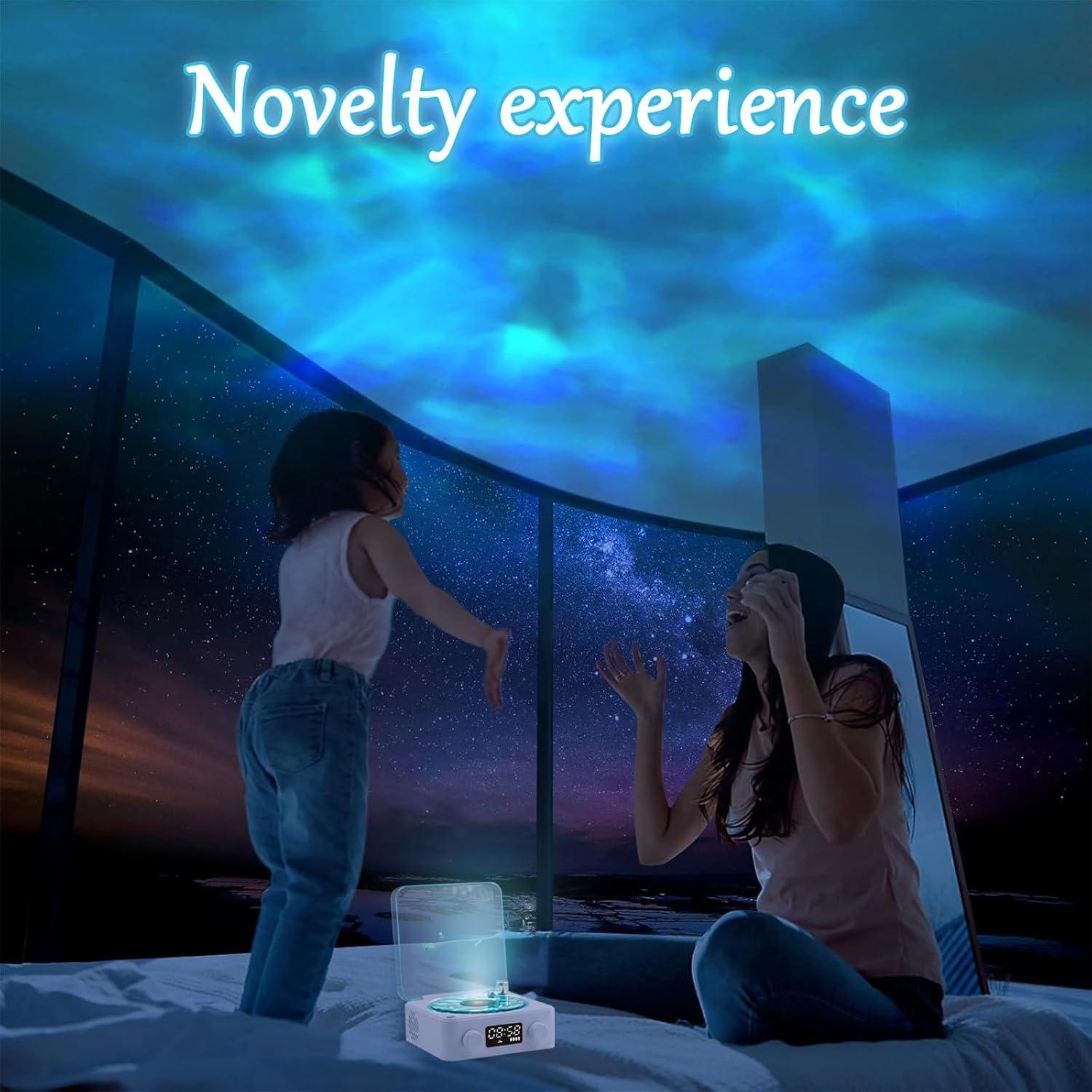 Altavoz Bluetooth Retro Waves con Luz Ambiental 360°