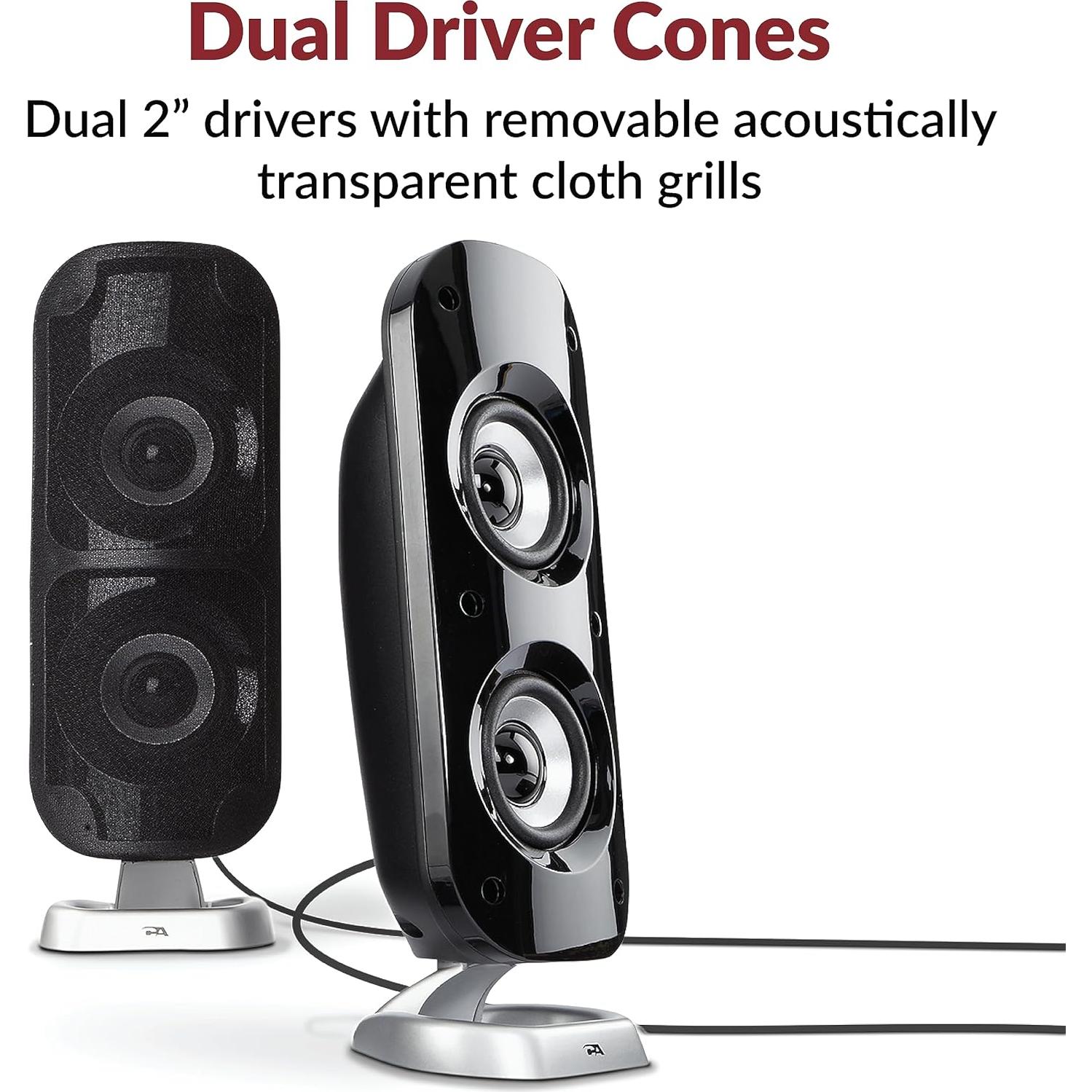 Altavoces 2.1 Cyber Acoustics CA-3810 con Subwoofer 80W