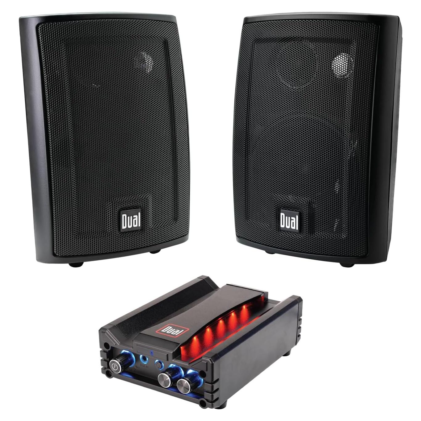 Altavoces Dual Electronics LU43PB + Amplificador Bluetooth 100W