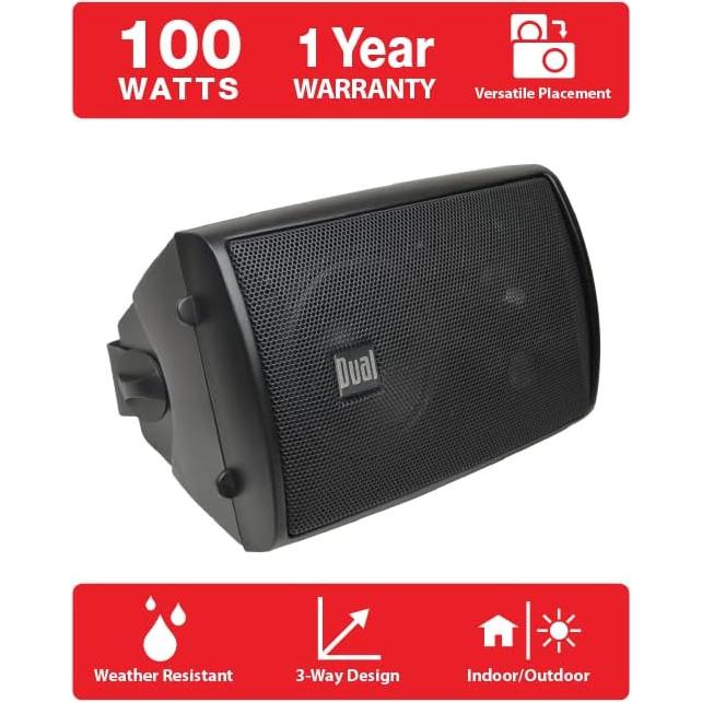 Altavoces Dual Electronics LU43PB + Amplificador Bluetooth 100W