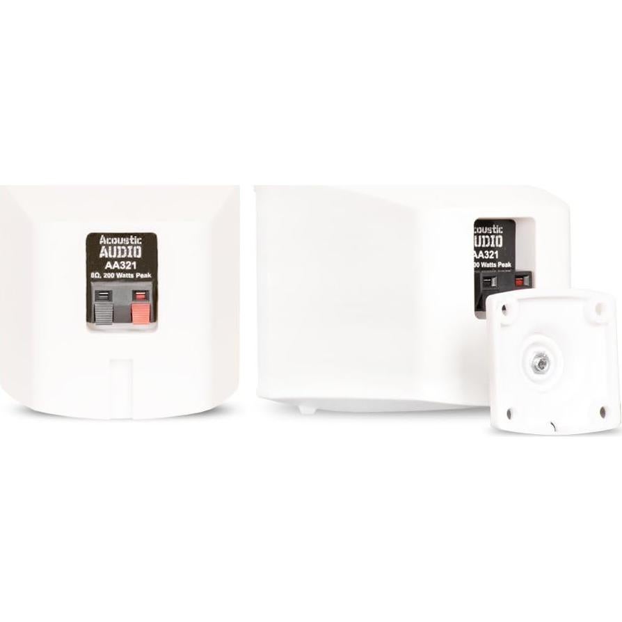 Altavoces de Interior Acoustic Audio AA321W Set de 3 Blancos