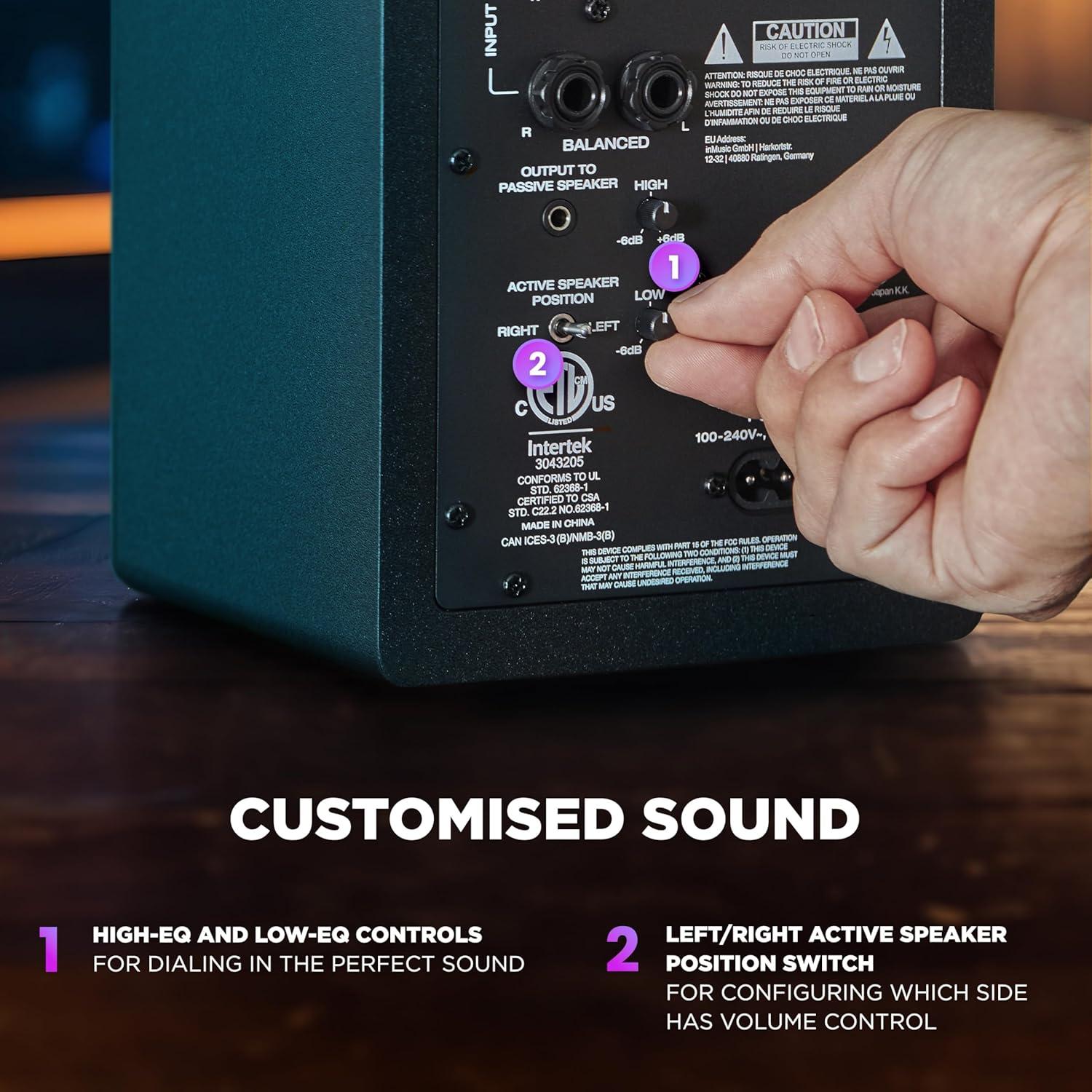 M-AUDIO BX3 Monitores de Estudio 120W 3.5" Altavoces PC