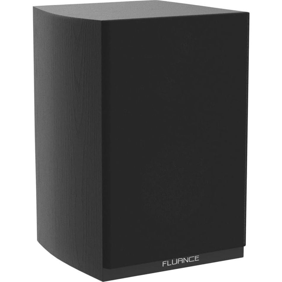 Fluance Reference High Performance 2-Way Bookshelf and Surround Sound Speakers for 2-Channel Stereo Listening or Home Theater System - Black Ash/Pair (XL8S)