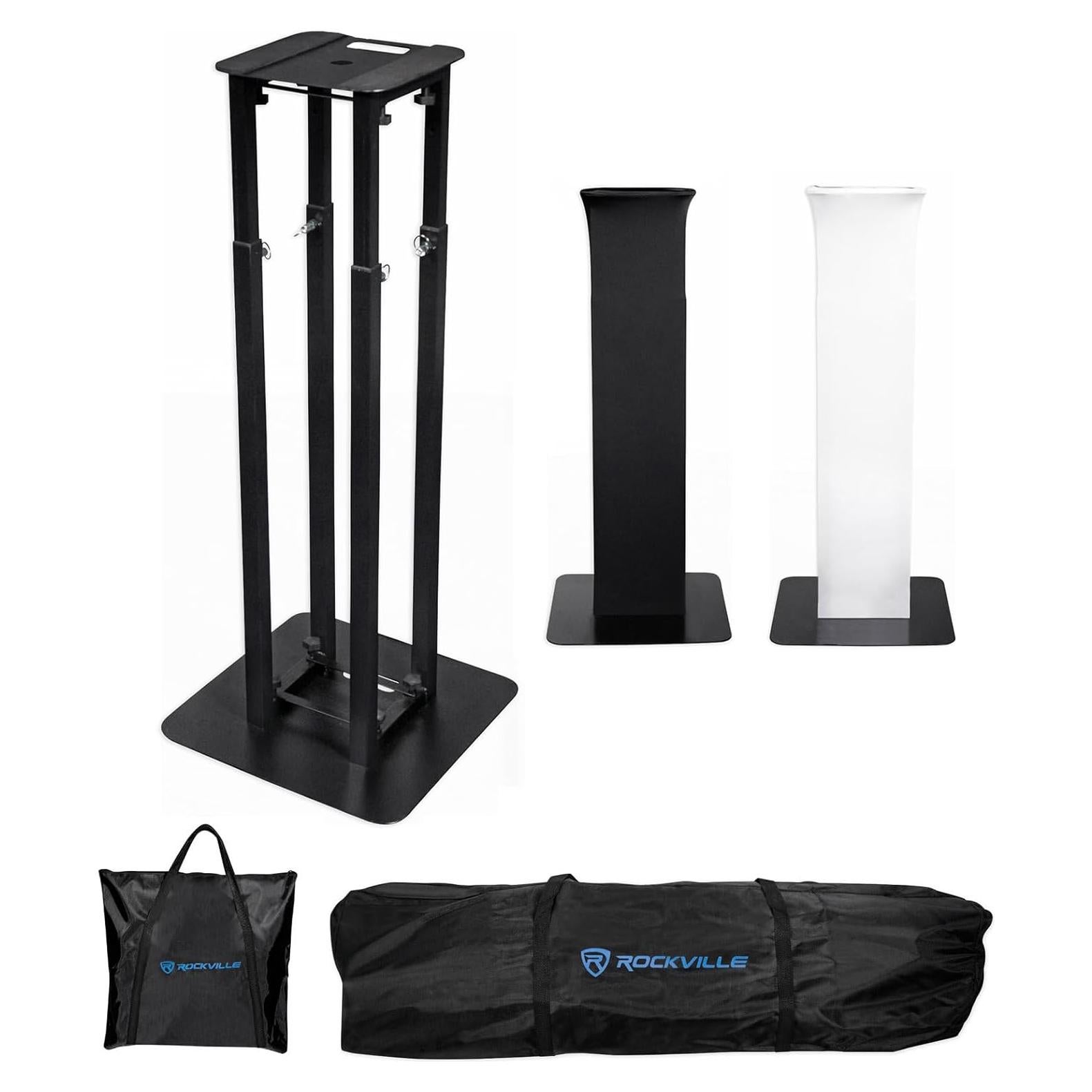 Soporte de Luz Totem Pole Rockville RTP32B Ajustable 99-174.5 cm