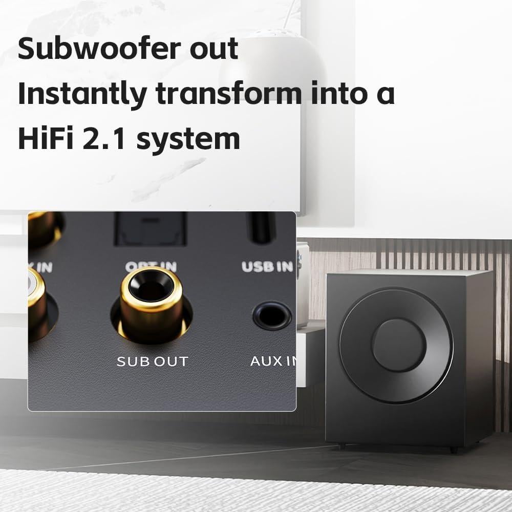 Altavoz FiiO SA1 Bluetooth 20W, Ecualizador 31 Bandas, Blanco