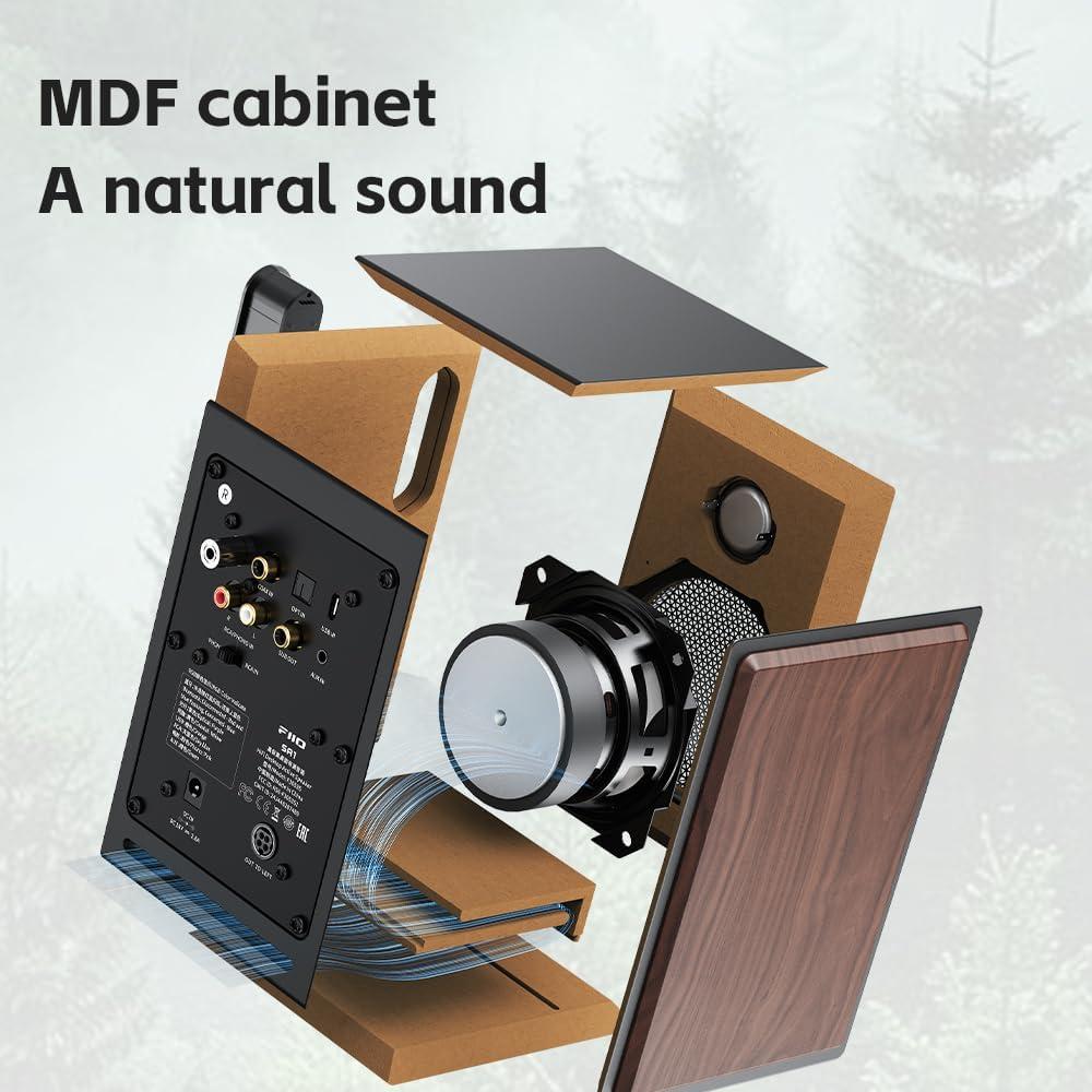 Altavoz FiiO SA1 Bluetooth 20W, Ecualizador 31 Bandas, Blanco