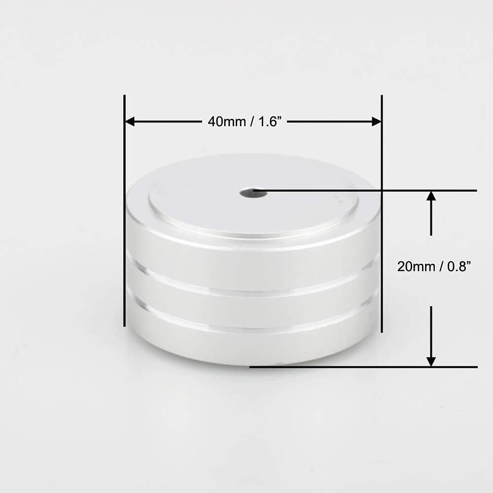 Almohadillas de Aislamiento Audiocrast Plata 40mm x 20mm - 4PCS