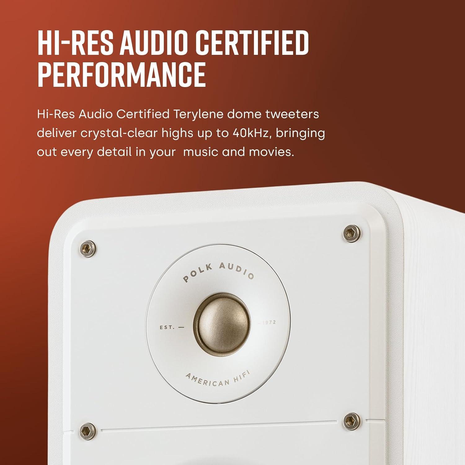 Altavoz de Torre Polk ES50 - 5.25" Woofers, 1" Tweeter, Nogal