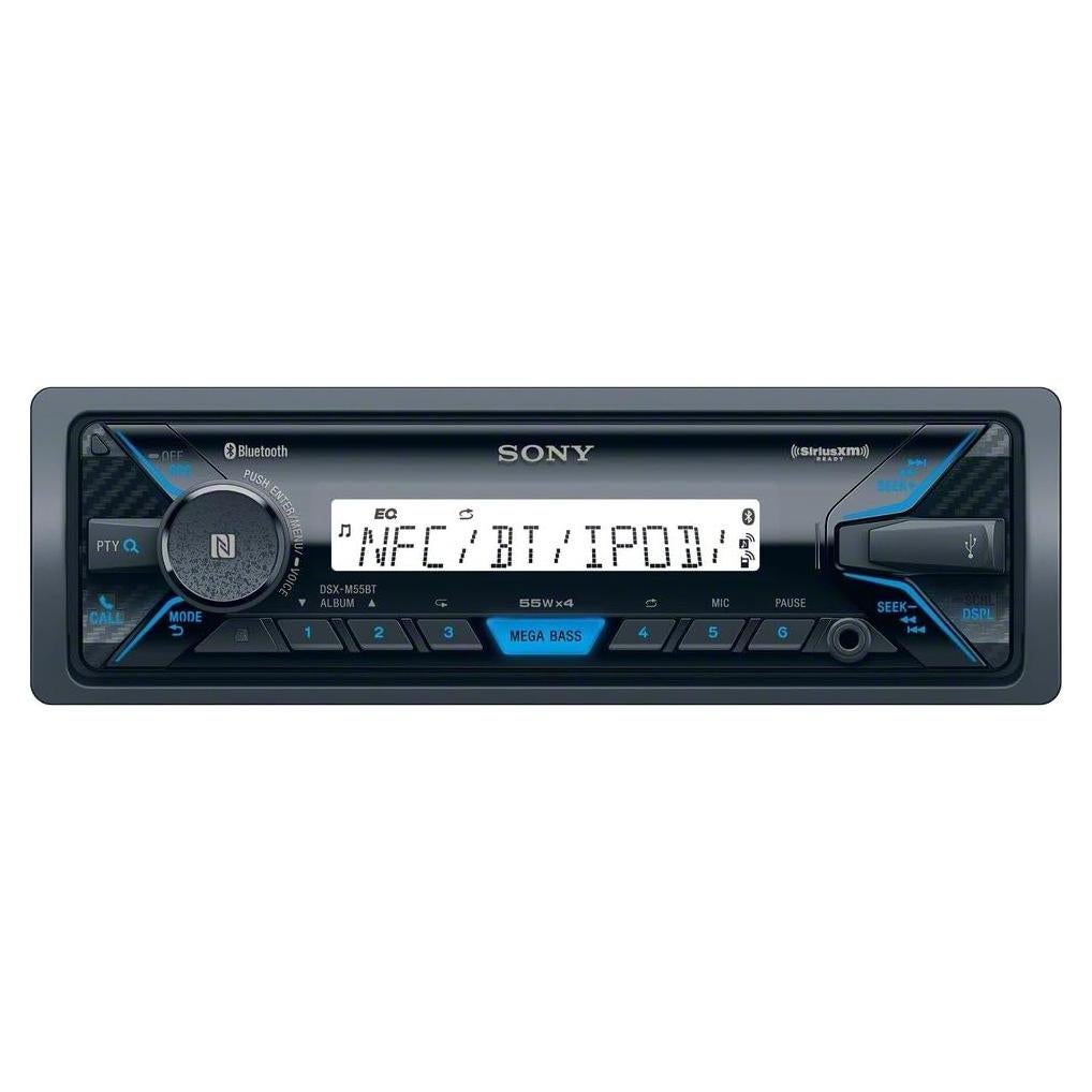 Receptor Estéreo Marino Sony DSXM55BT Bluetooth USB AUX