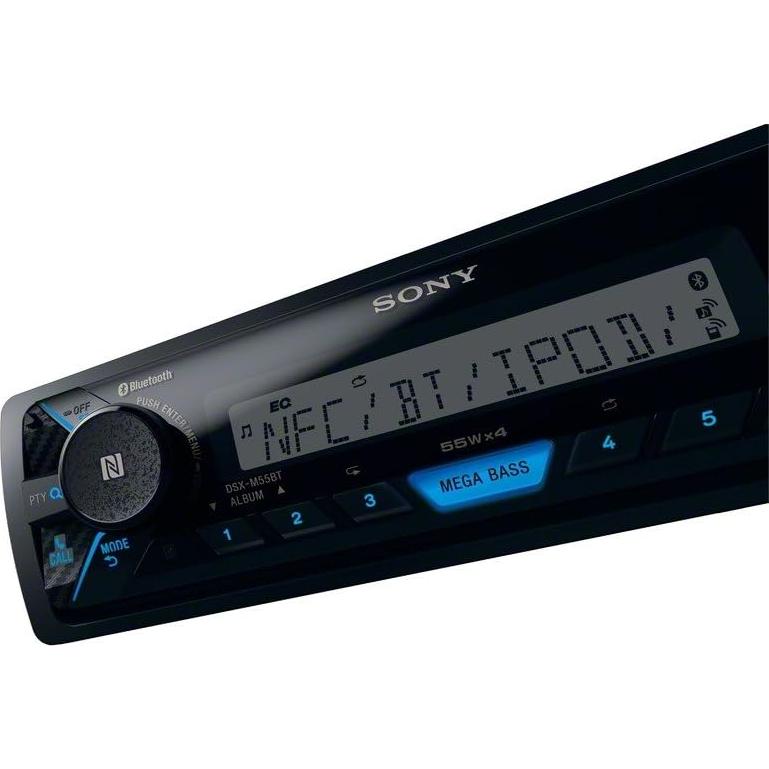 Receptor Estéreo Marino Sony DSXM55BT Bluetooth USB AUX