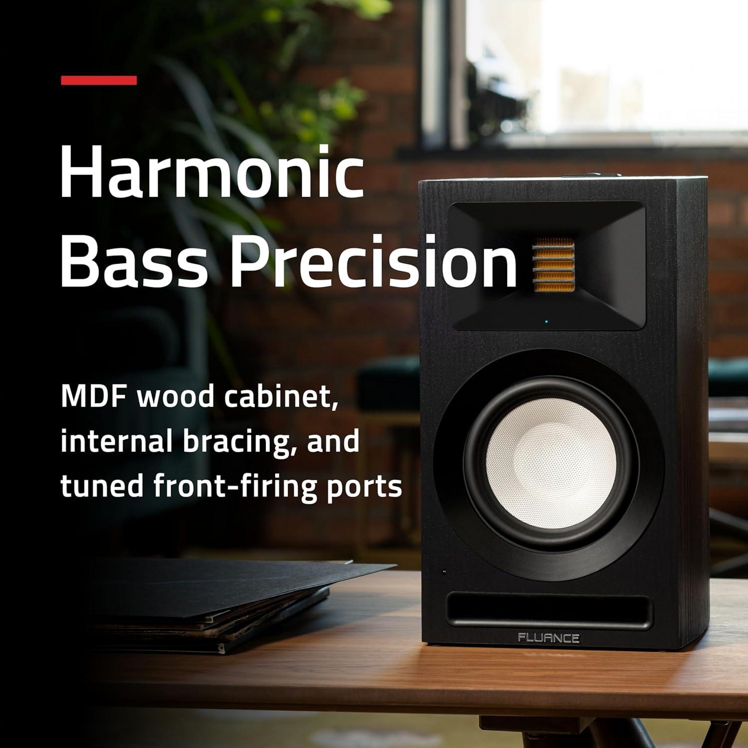 Altavoces de Estantería Fluance Ri71 120W Bluetooth HDMI Roble