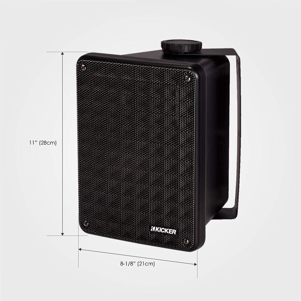 Altavoces Kicker KB6B 2 vías 6.5" para interiores y exteriores