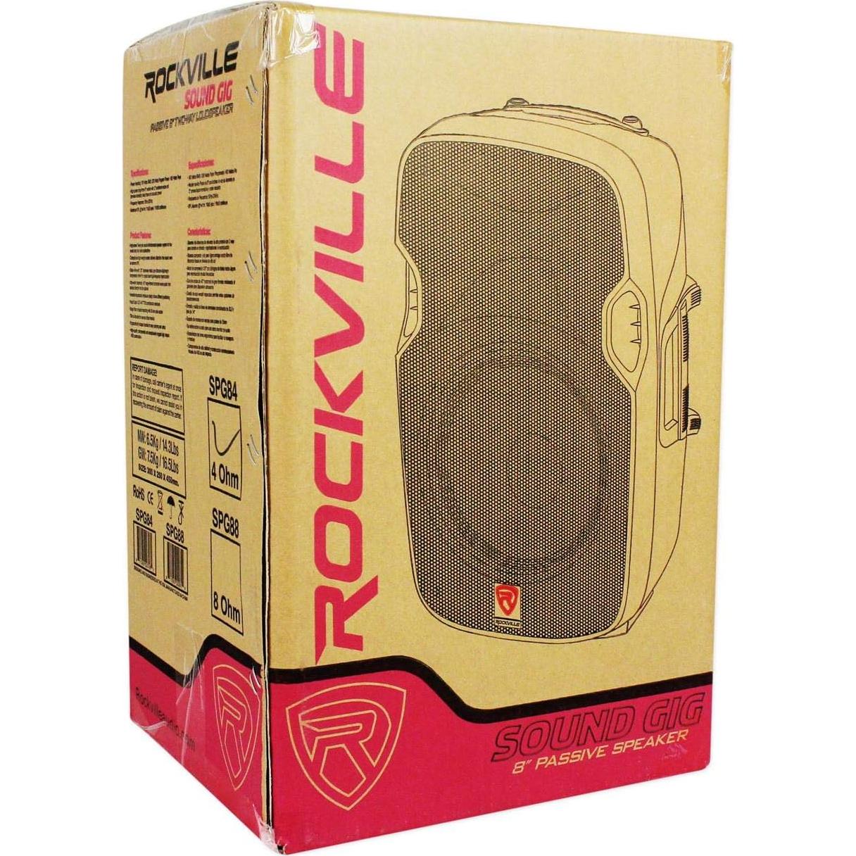 Altavoz Pasivo Rockville SPG84 8" 400W 4 Ohm DJ PA