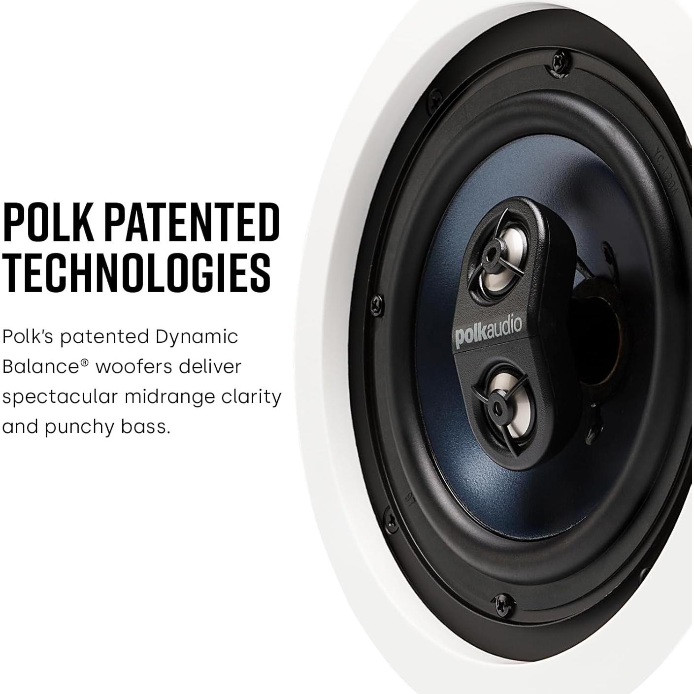Altavoz empotrado Polk Audio RC6s 6.5" estéreos para techo