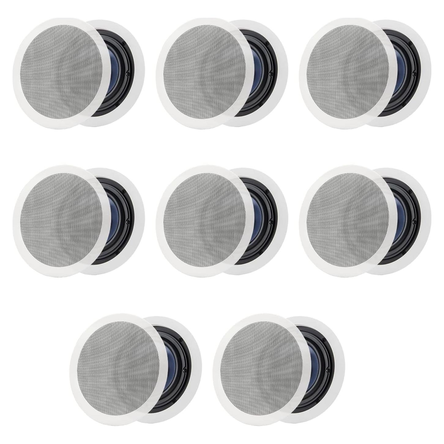 Paquete de 8 Altavoces de Techo Polk Audio RC80i - Blanco