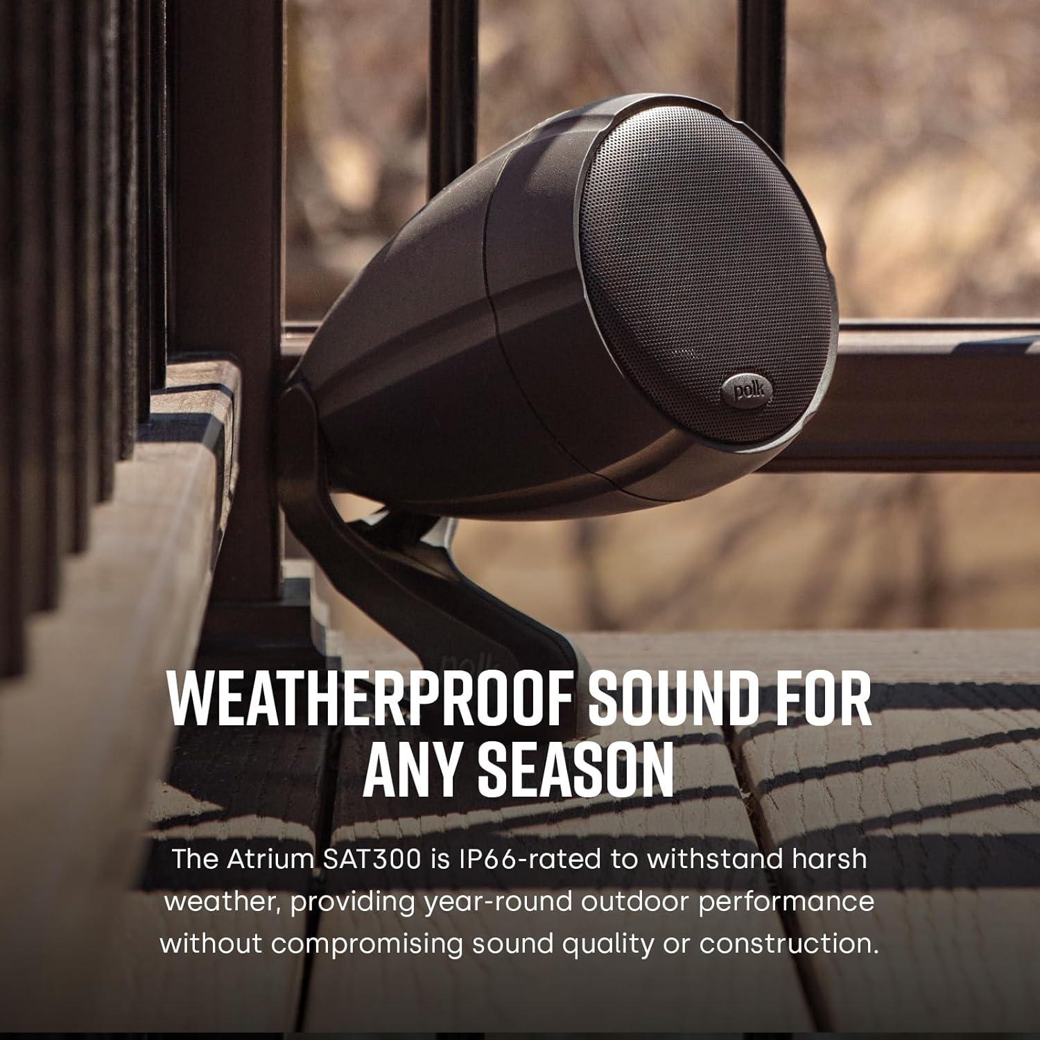 Altavoz Exterior Polk Audio Atrium SAT300 - 100W, Impermeable