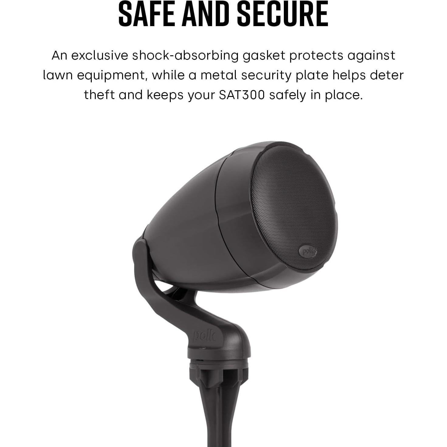 Altavoz Exterior Polk Audio Atrium SAT300 - 100W, Impermeable