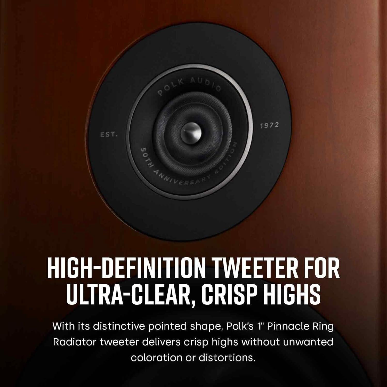 Altavoz de estantería Polk Audio Reserve R200 6.5" Negro