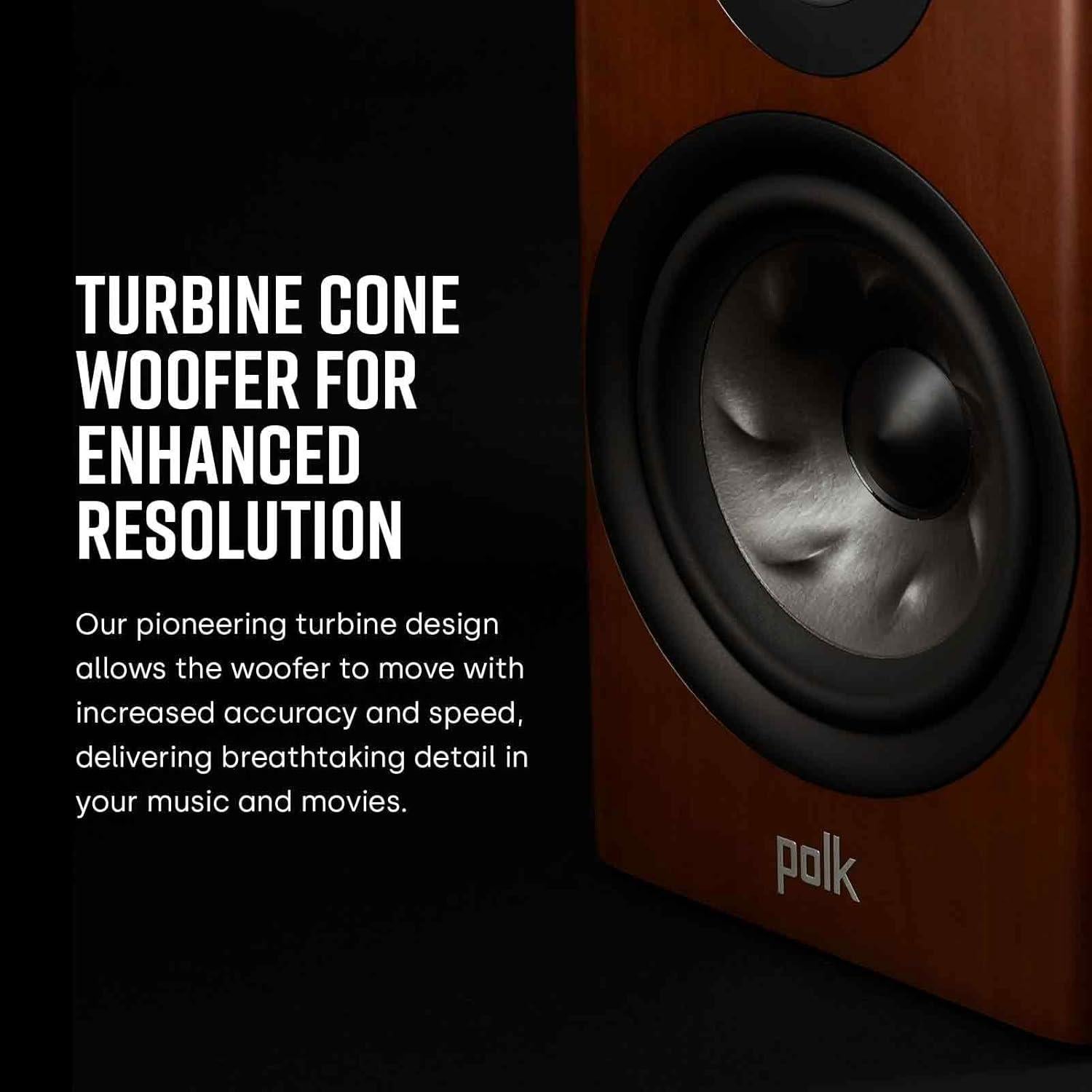 Altavoz de estantería Polk Audio Reserve R200 6.5" Negro