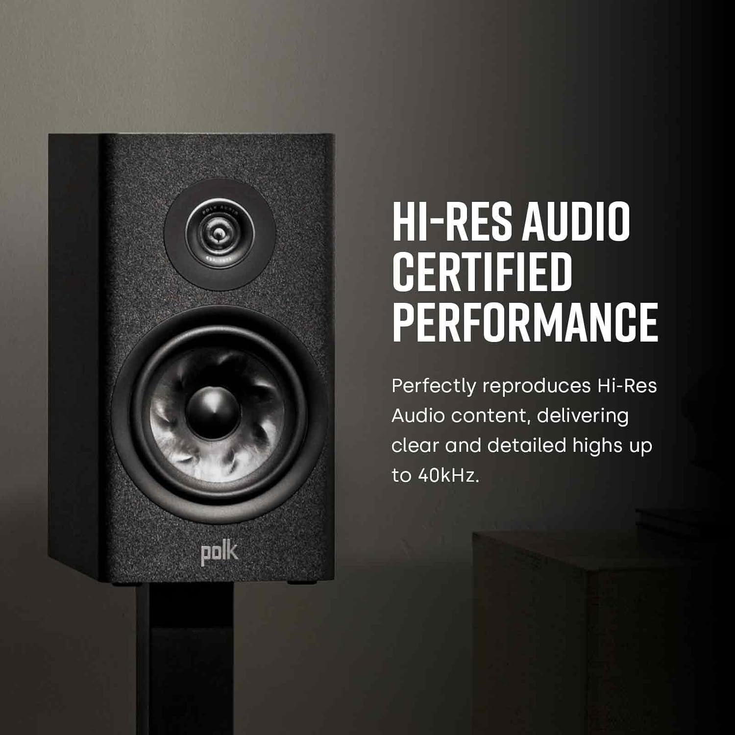 Altavoz de estantería Polk Audio Reserve R200 6.5" Negro