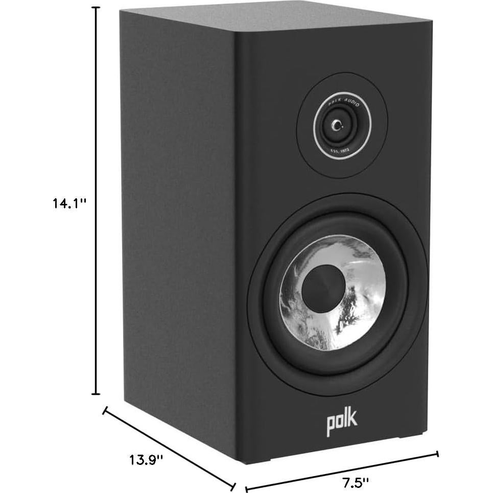 Altavoz de estantería Polk Audio Reserve R200 6.5" Negro