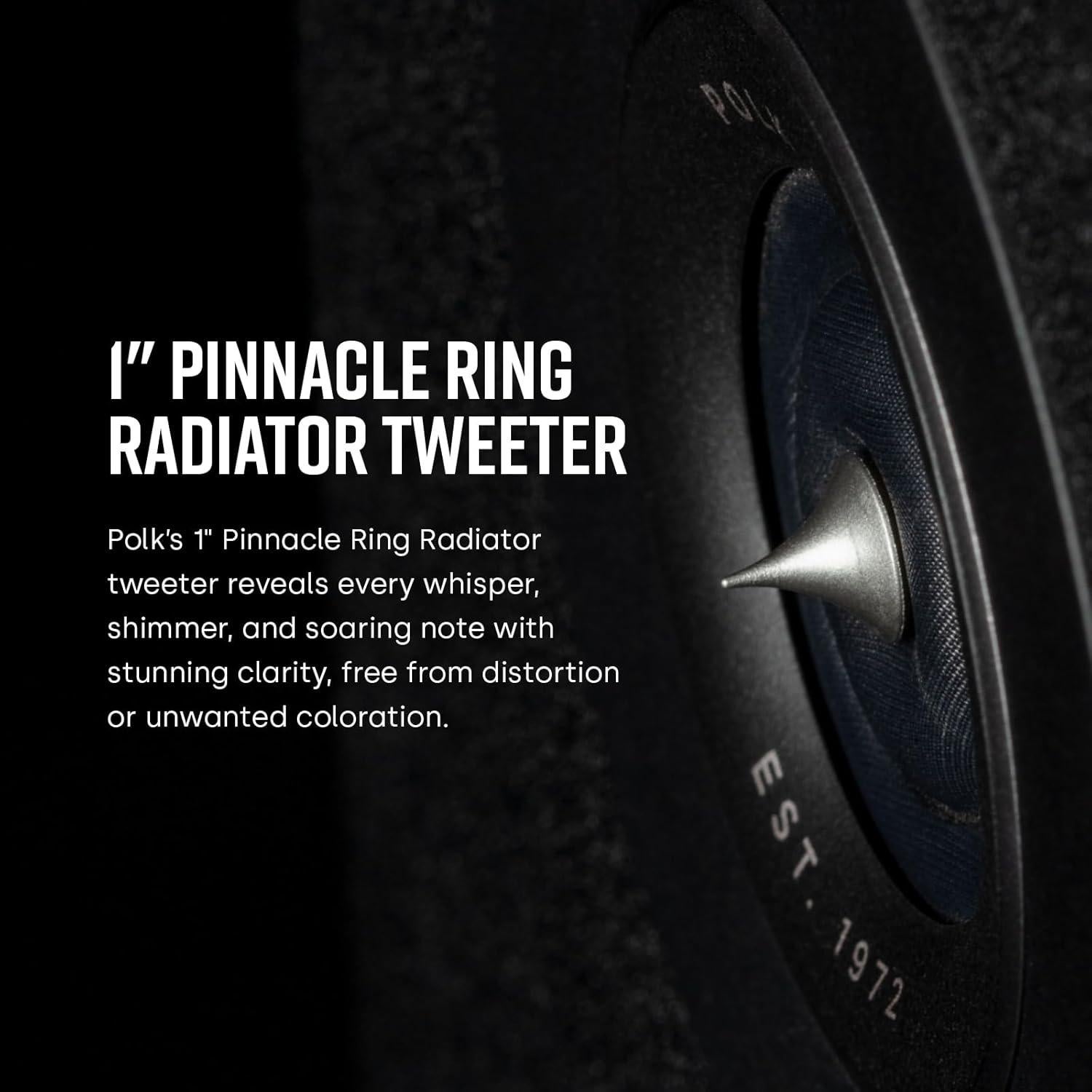 Altavoz de estantería Polk Reserve R100 Hi-Res 5.25" negro