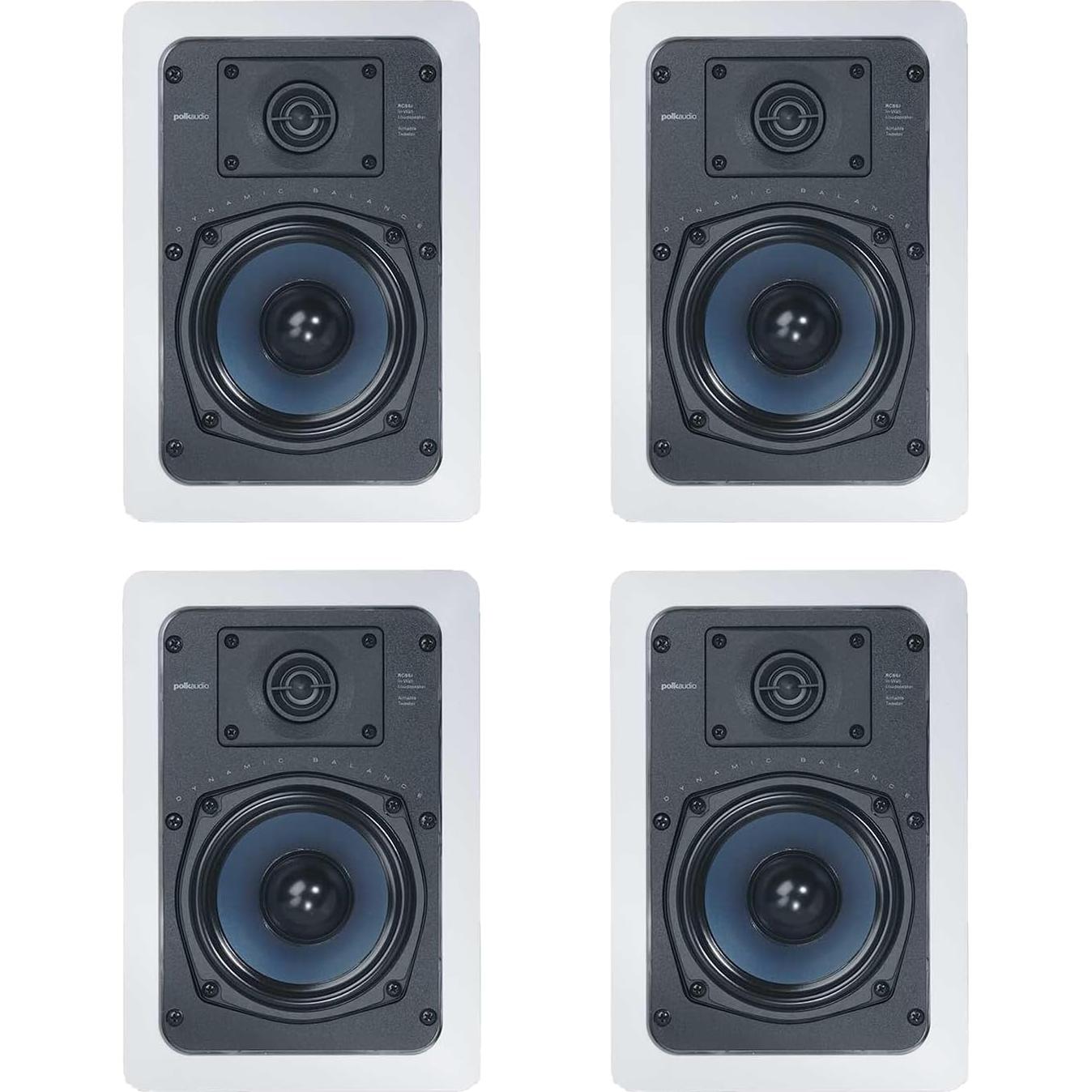 Altavoces de Pared Polk Audio RC55i - Paquete de 4 Blancos