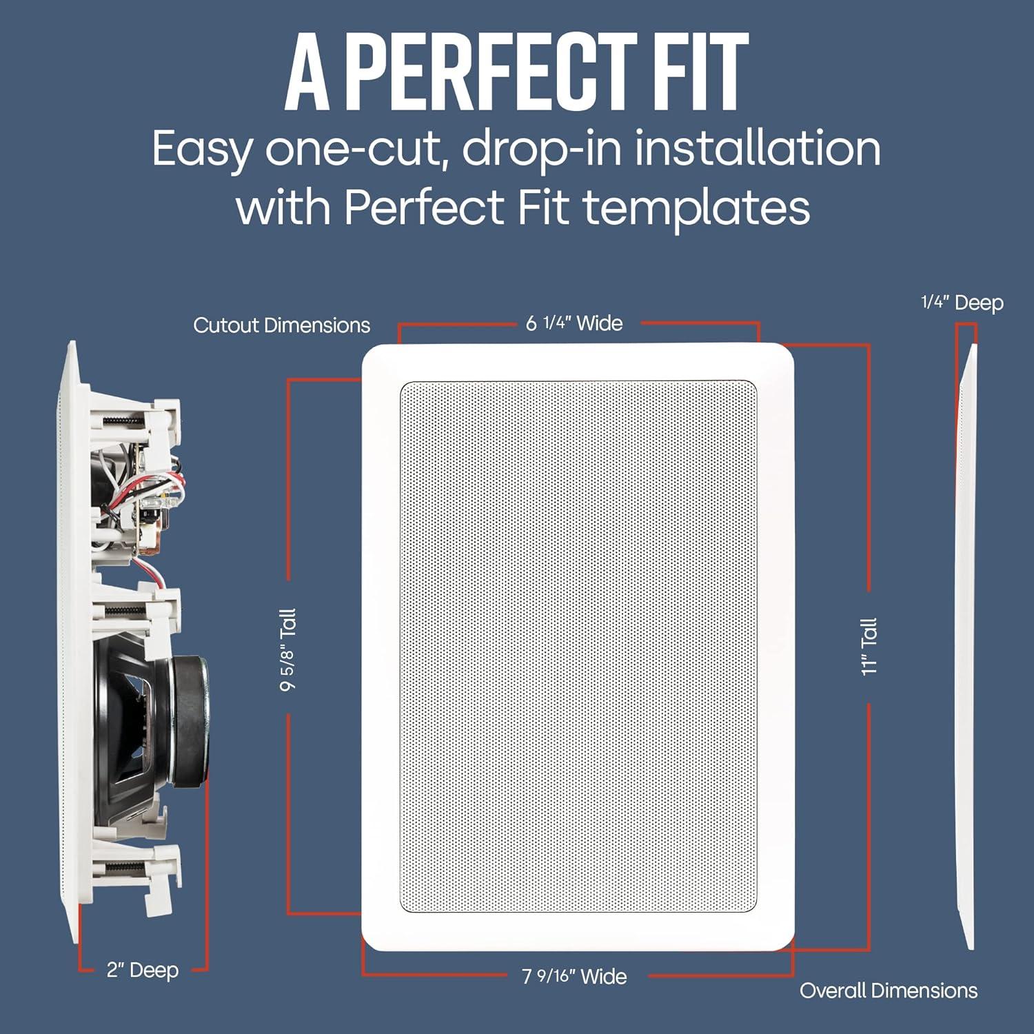 Altavoces de Pared Polk Audio RC55i - Paquete de 4 Blancos