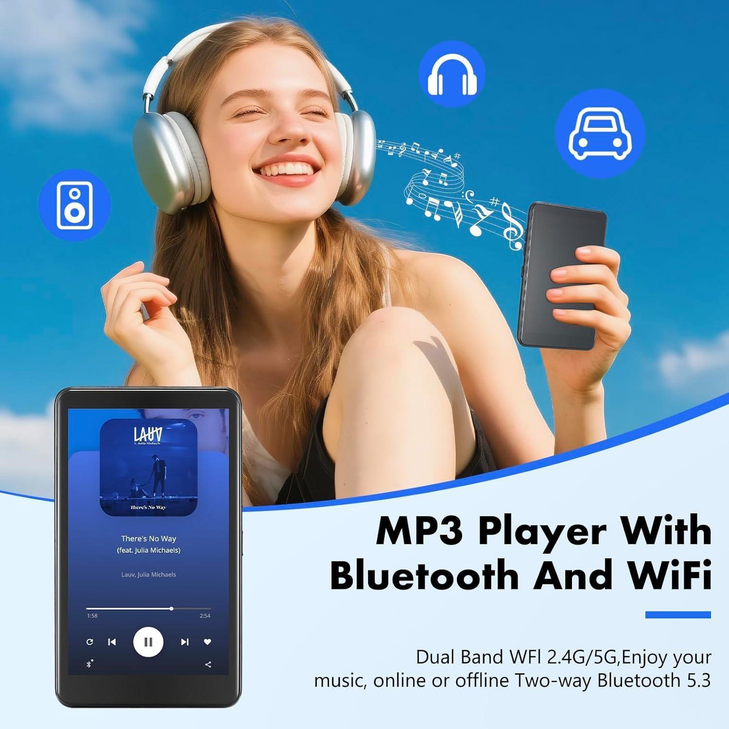 Reproductor MP3 Bluetooth KeenPlus 144GB Android 13 4"